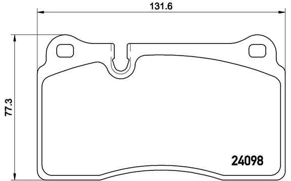 A.B.S. P 85 110 BREMBO Bremsbelagsatz, Scheibenbremse